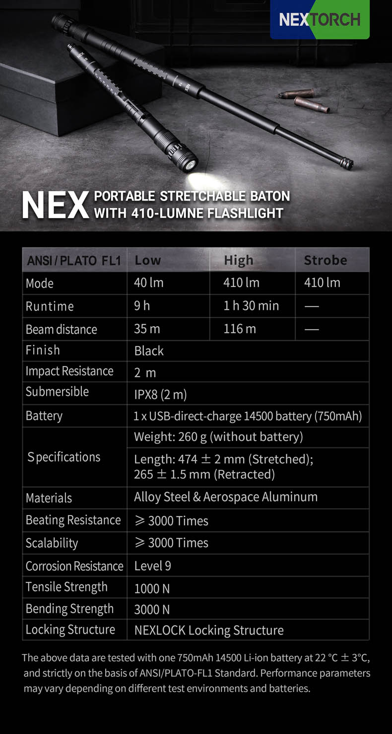 ดิ้วกดตูด NEX WALKER Flashlight (15" 18") Wal ของแท้