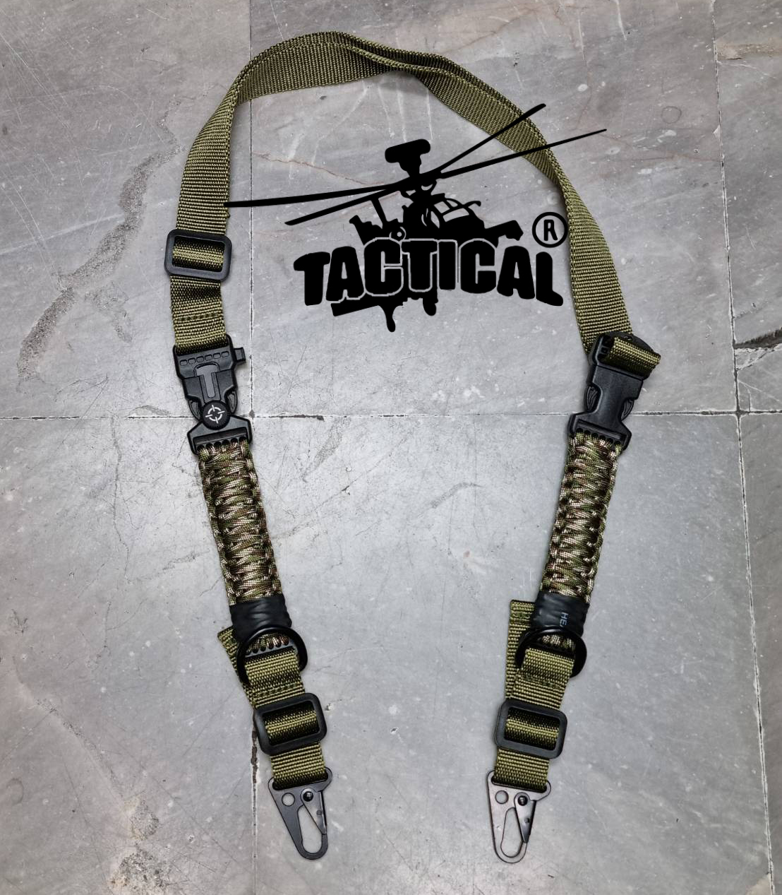 สายสะพายปืนเชือกพาราคอร์ด 2 จุด