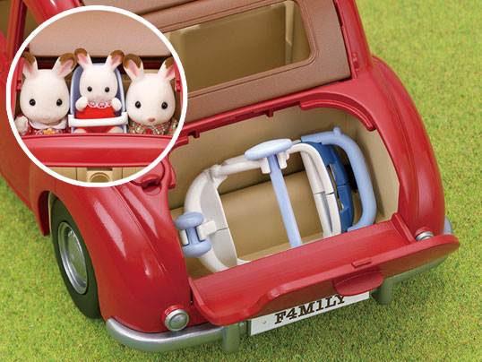 Sylvanian Families Cruising car ซิลวาเนียน แฟมิลี่ รถครอบครัวเปิดประทุน คันใหญ่สีแดง