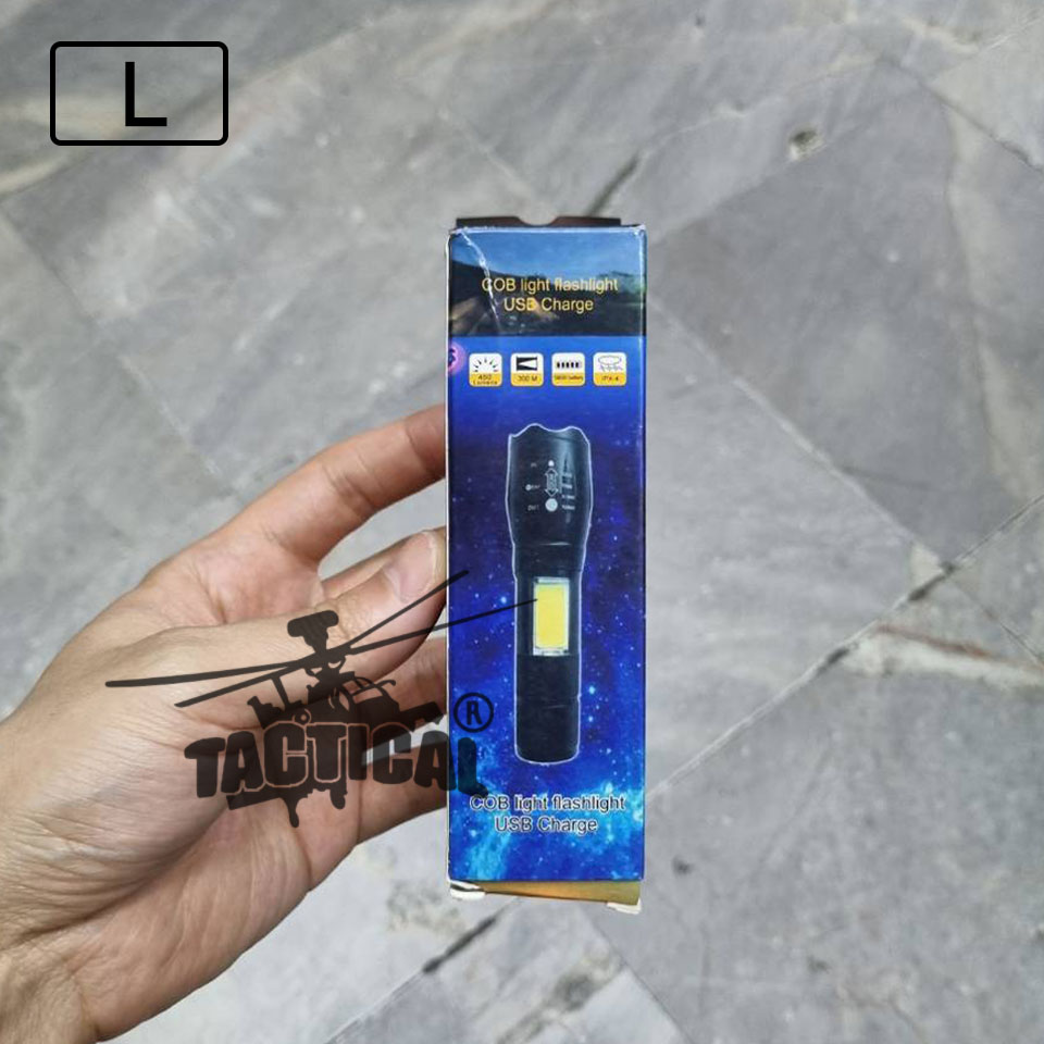 ไฟฉาย LED ชาร์จ USB (สว่าง)