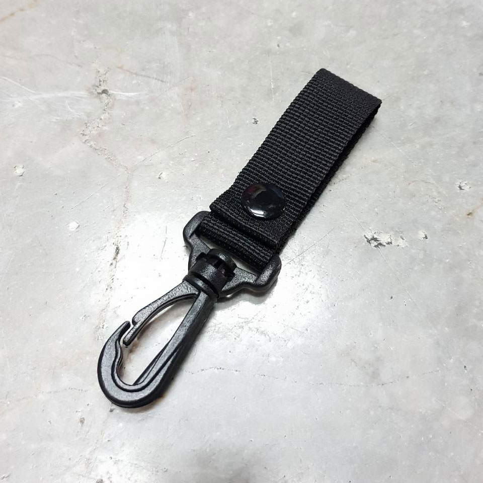 กระดุมผ้า + ตะขอ ติดเข็มขัด