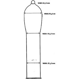 Okamoto Mega Big Boy Size XL ถุงยางอนามัย โอกาโมโต้ เมก้า บิ๊ก บอย รูปช้าง ไซส์57+-2มม 1กล่อง 12 ชิ้น