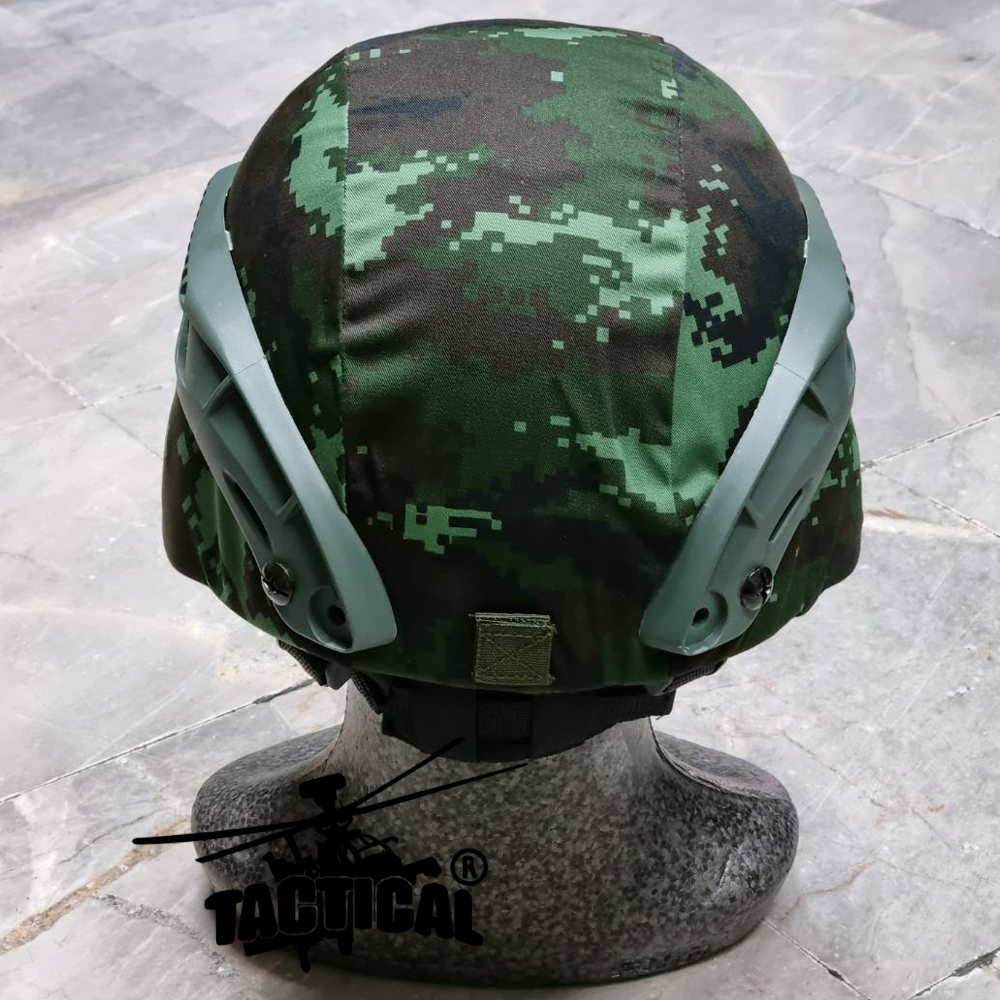 หมวก Mich 2000 พร้อมผ้าคลุม