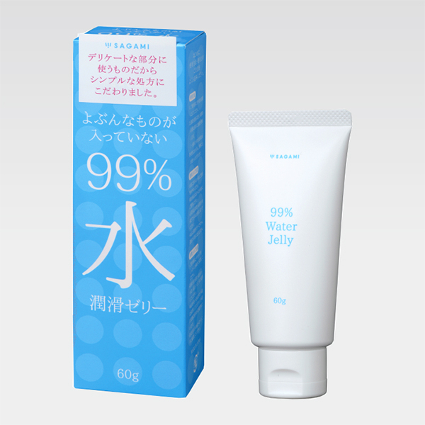 Sagami 99% Water Lubricant Jelly ซากามิ เจลลี่หล่อลื่นสูตรน้ำ 99% ขนาด 60ml สูตรน้ำเรียบลื่น ไม่เหนียวเหนอะหนะ