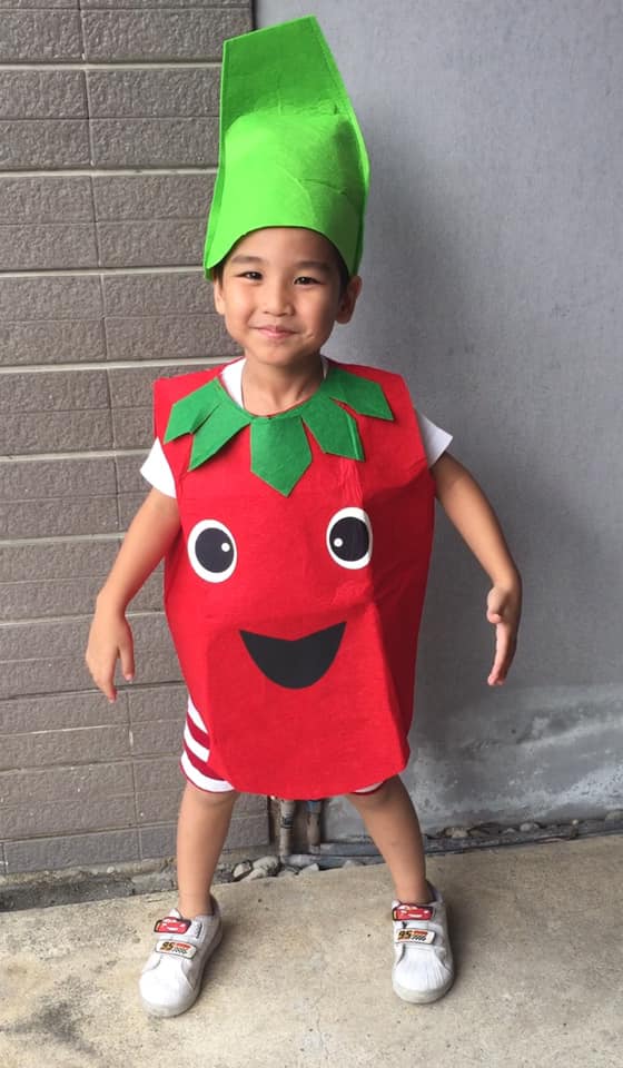 ชุดแฟนซีผักผลไม้สำหรับเด็ก