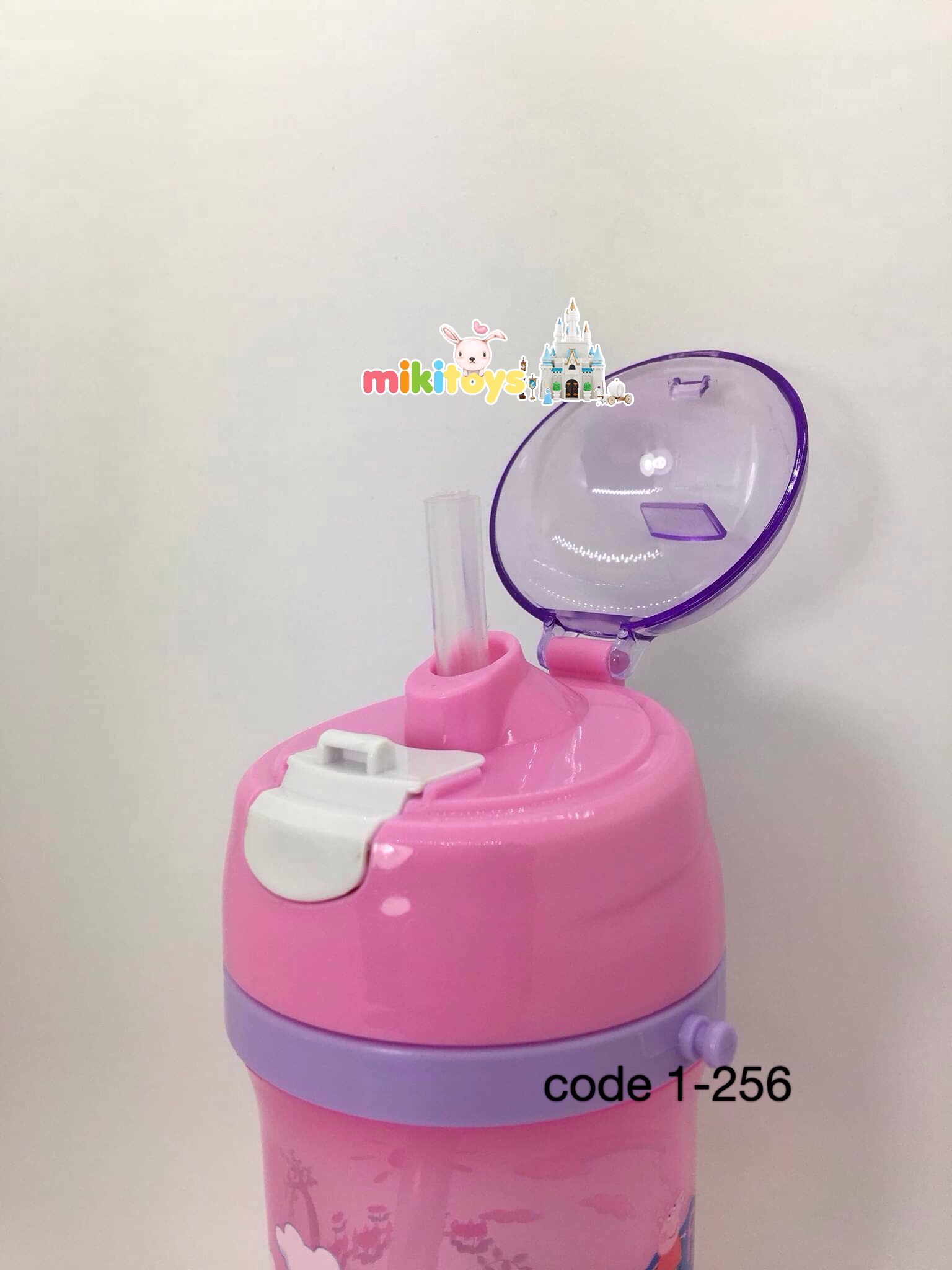 กระติกน้ำเด็กเพ้พป้า พิค Peppa Pig ด้านล่างขุ่น*BPA free ปลอดภัย