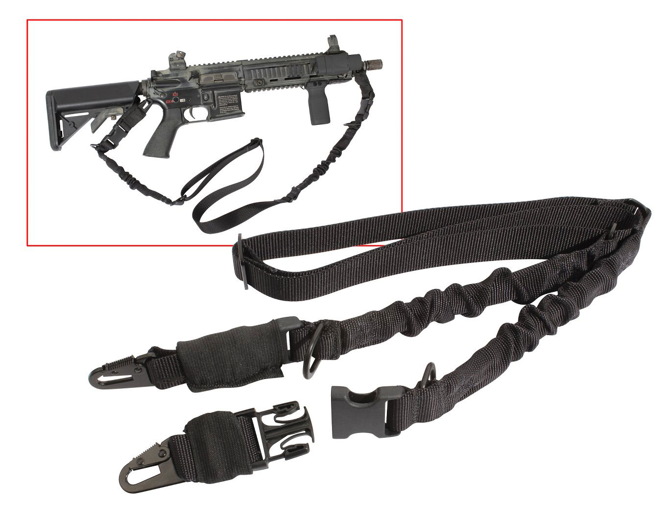สายสะพายปืน AIM 2 จุด (หนา แข็งแรง) ทำเป็น 1 จุดได้