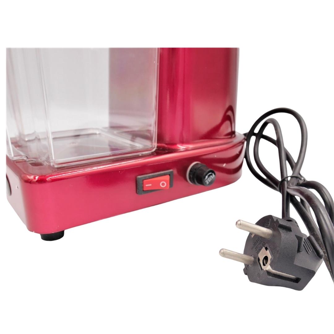 เครื่องบดเมล็ดกาแฟไฟฟ้า รุ่น LD-018 รุ่น มีโถพักผงกาแฟ สีแดง รหัส 2103 (สินค้ามือหนึ่งไม่มีประกัน)