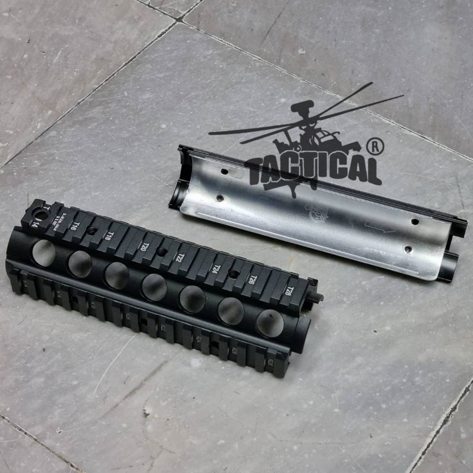 ชุดหน้า M4 CQB ระบบราง Picatinny 7 นิ้ว (มีแผ่นอลูมิเนียม)