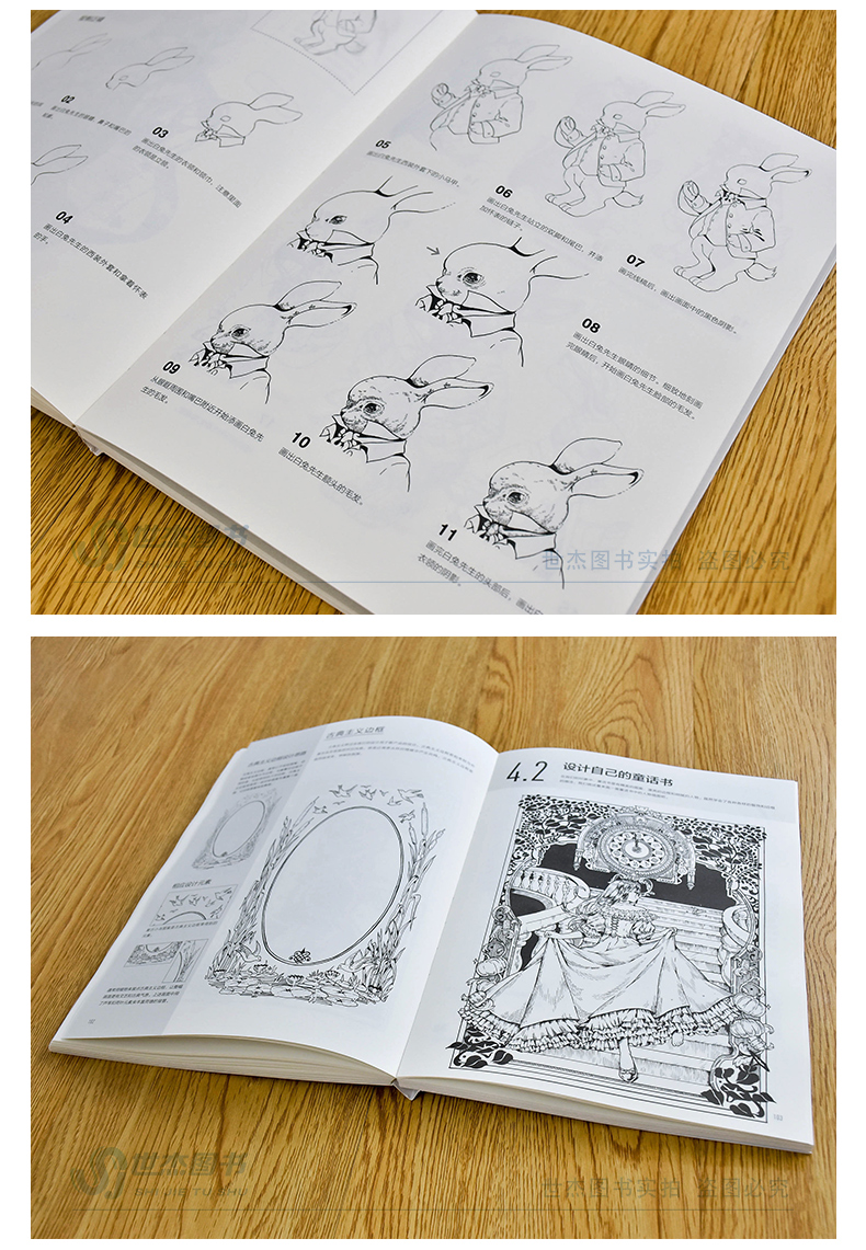 สอนตัดเส้นขาวดำแบบ lolita(แถมพร้อมโปสเตอร์สี)