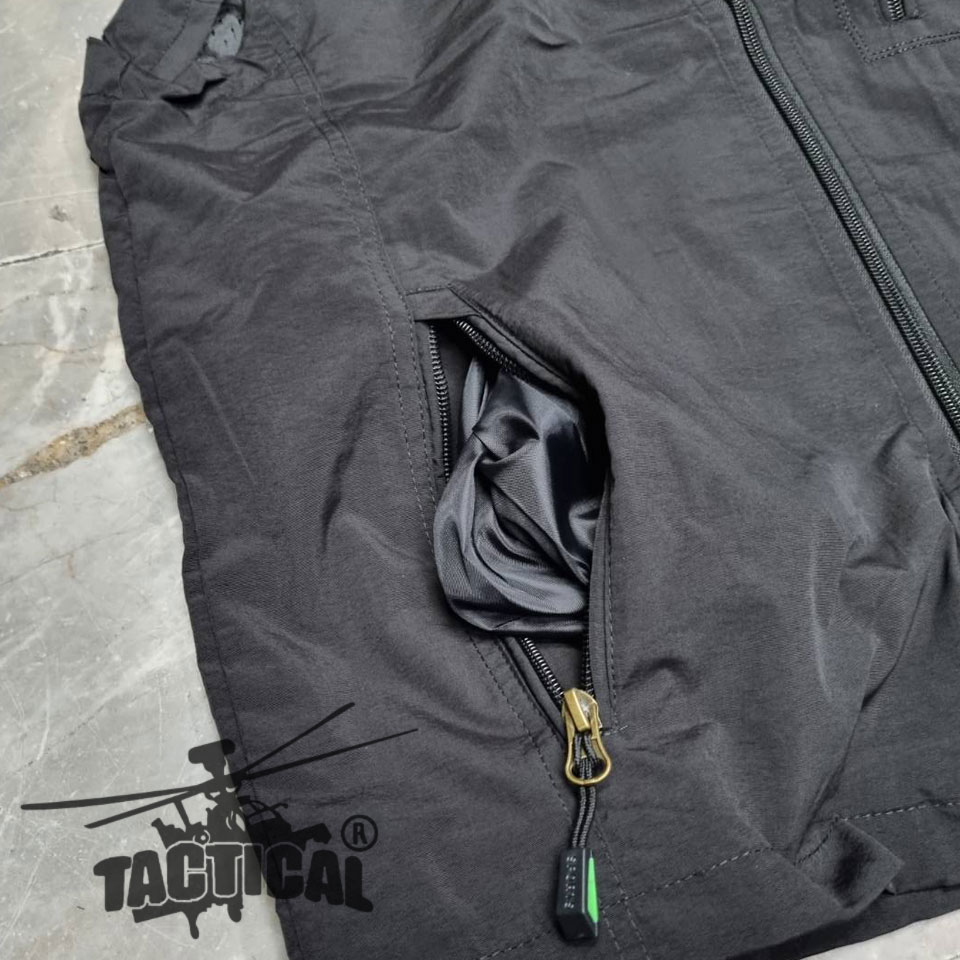 เสื้อกั๊กหน่วยงานราชการ กระเป๋าล้วง ตีนตุ๊กแก (3 สี)