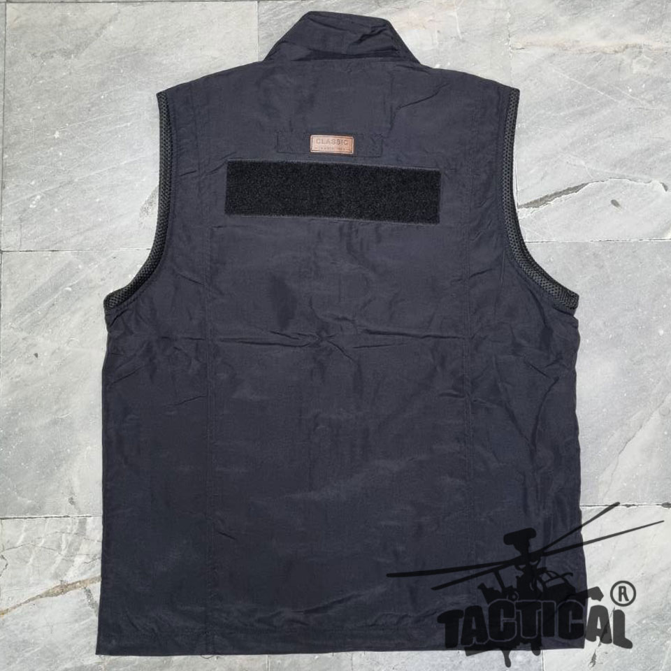 เสื้อกั๊กหน่วยงานราชการ กระเป๋าเยอะ ตีนตุ๊กแก (4 สี)