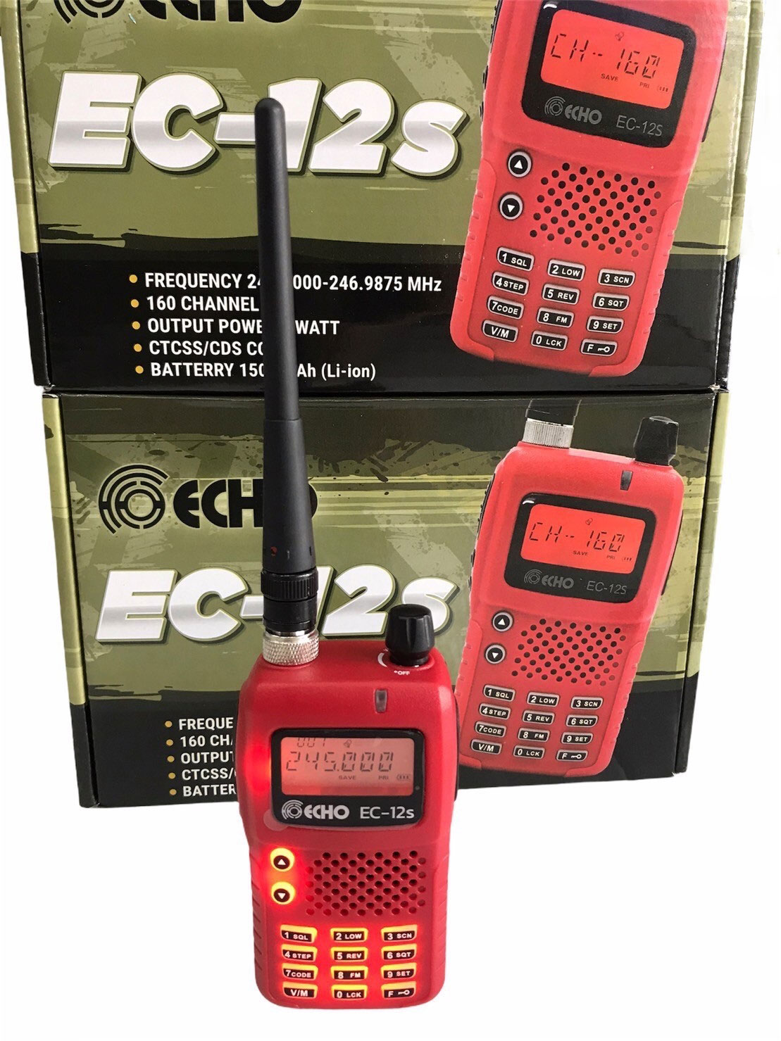วิทยุ Echo รุ่น EC-12s สีแดง