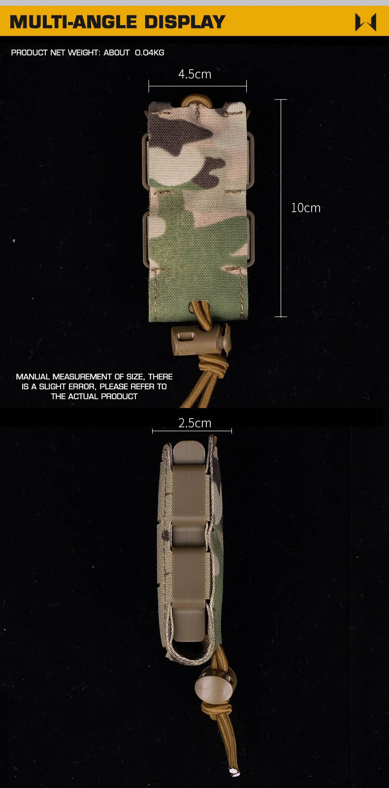 เพ้าแม็กกาซีน ทรง Wilder Tactical รุ่น Urban Assault Extended