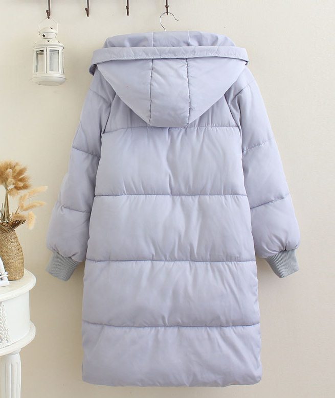 PreOrderเสื้อผ้าคนอ้วน - เสื้อกันหนาวไซส์ใหญ่ บุนวม ซิบหน้า มีHood สี : ดำ / เทาอ่อน