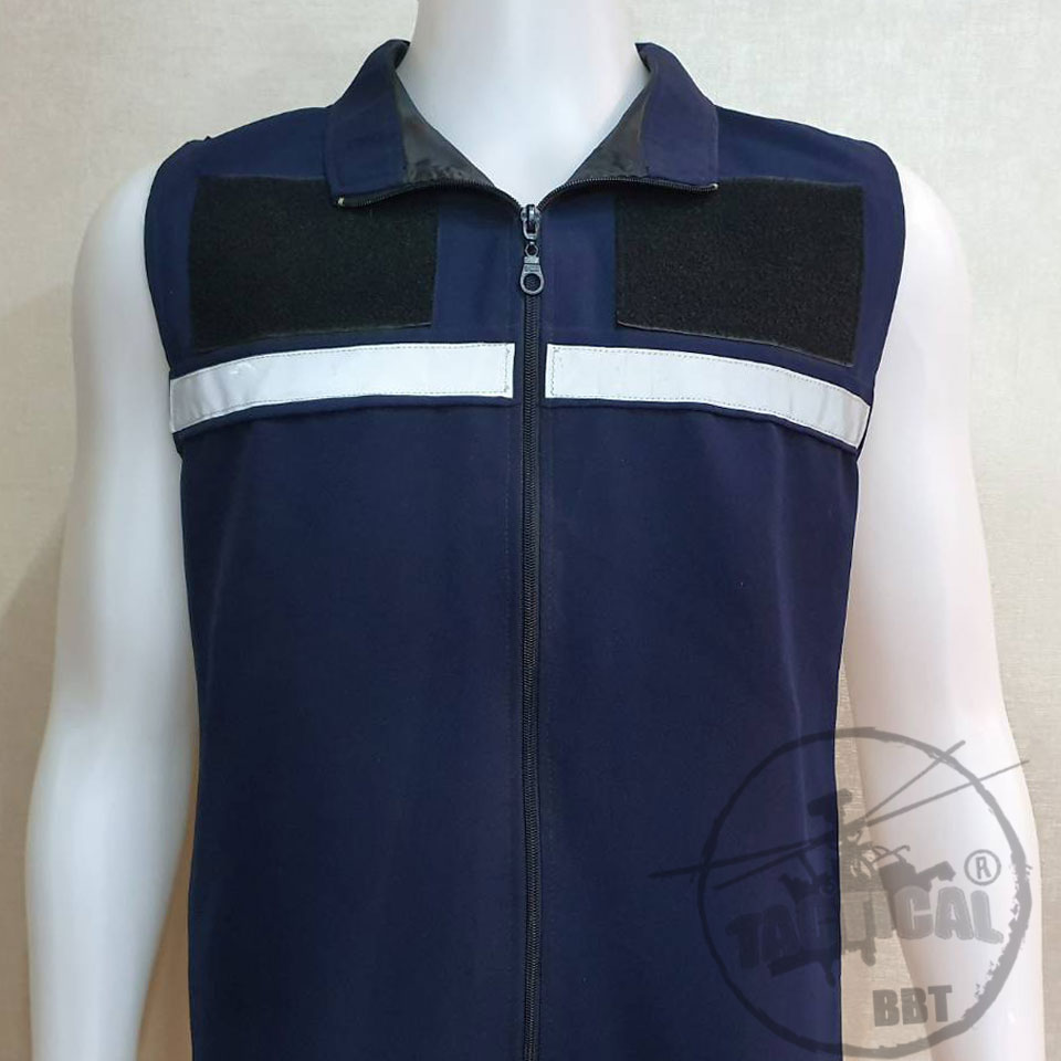 เสื้อกั๊กตร.กรมท่า แถบสะท้อนแสงหน้า-หลัง ยี่ห้อ TACTICAL