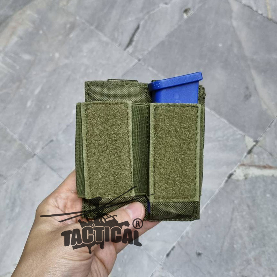 ซองแม็กกาซีนคู่ ผ้า M5 (5 สี)