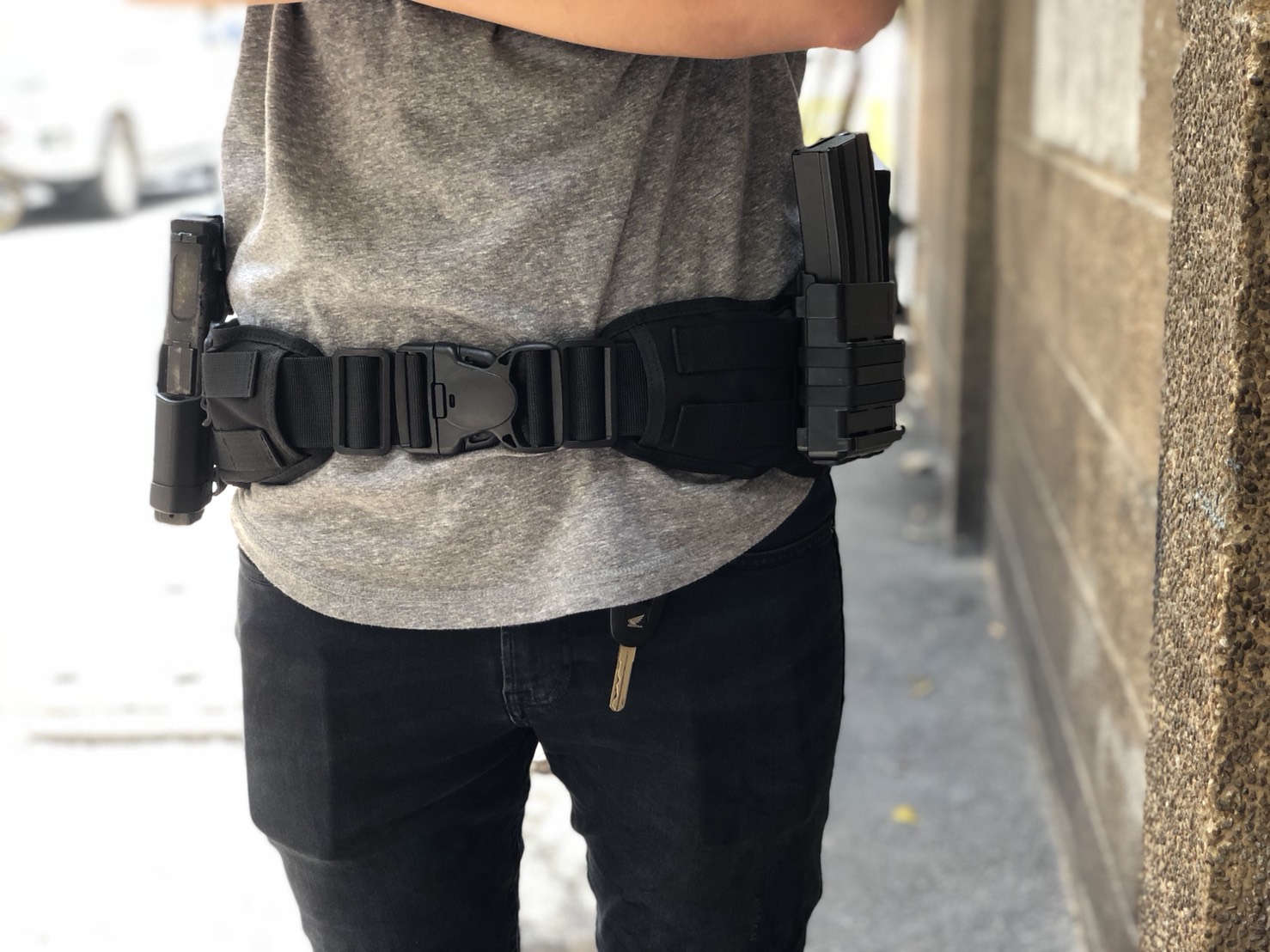 เข็มขัดบุนวม ใส่อุปกรณ์