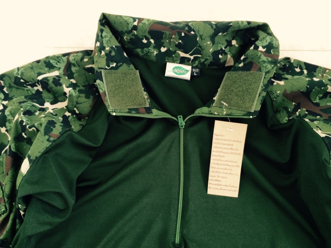 เสื้อ Combat Shirt พรางป่าไม้ (ลายใหม่)