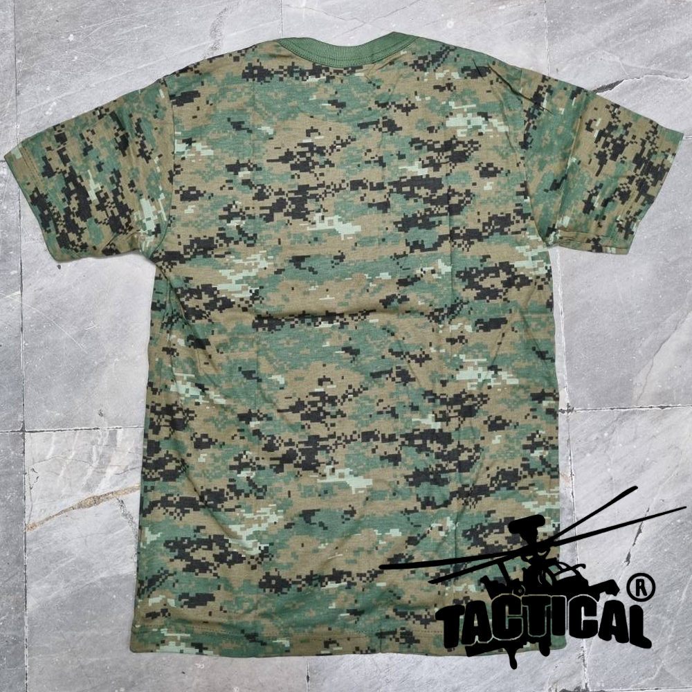 เสื้อยืดคอกลม แขนสั้น (ดต.อส พรางทรายอส. ดิจิตอลทบ. อื่นๆ)