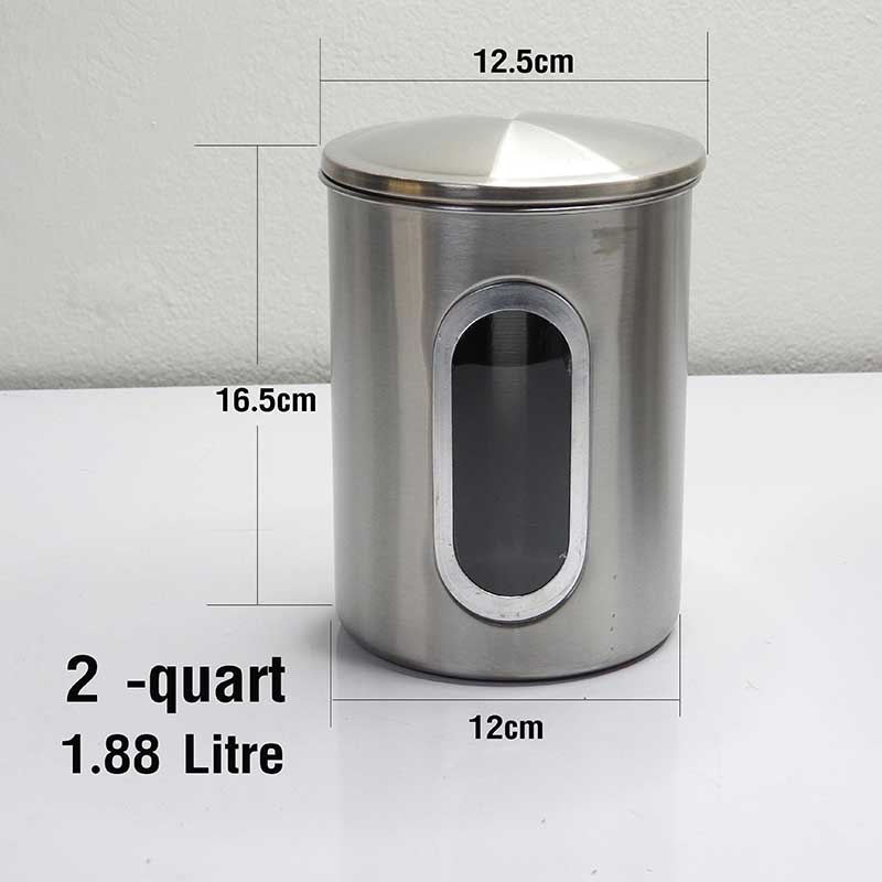 โถใส่เมล็ดกาแฟ 2-3-4 คอร์ท ชุด 3 ใบ 1610-613