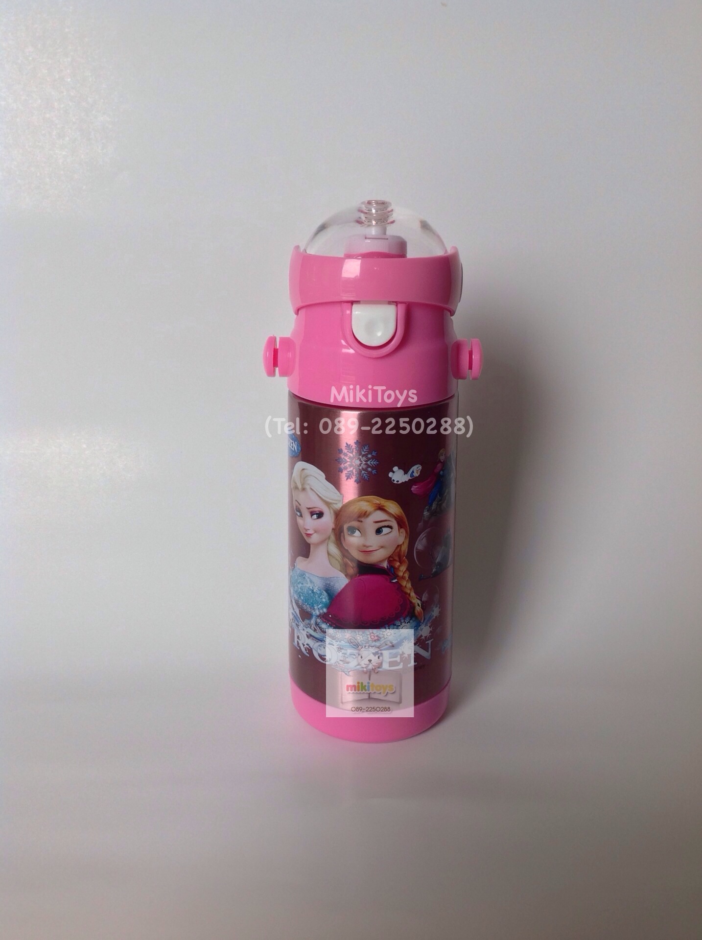 กระติกน้ำ Frozen Elsa &Anna (โฟรเซ่น :เอลซ่า /อันนา) มี2สีค่ะ สีฟ้าและสีชมพู รุ่นเก็บอุณหภูมิ