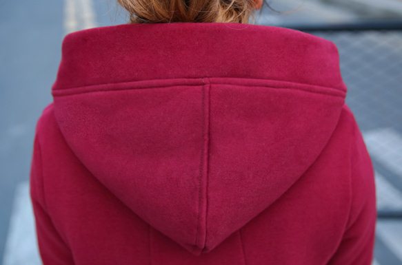 PreOrderคนอ้วน - เสื้อกันหนาว ผ้าฝ้ายโพลิเอสเตอร์ บุหนังสัตว์ สี : ไวน์แดง / ดำ / เหลือง / ม่วง