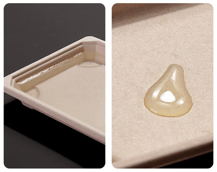 กล่องซูชิ-ขนม-เค้ก กระดาษเคลือบกันน้ำ-น้ำมัน ฝาใส แพ็ค 50 ชิ้น