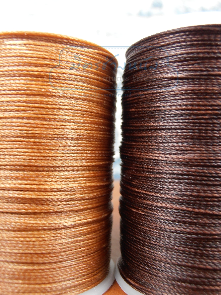 ด้ายเทียนนอก แบบเกลียวถักกลม 0.45 มิล