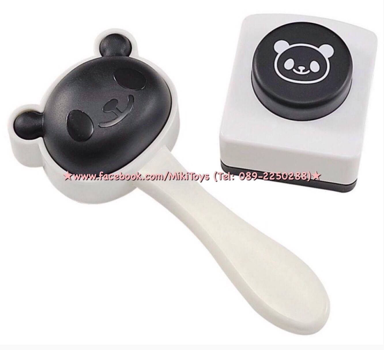 ชุดทำเบนโตะหน้าแพนด้าเซท พร้อมที่กดสาหร่ายหน้าแพนด้า Panda bento mold and nori punch