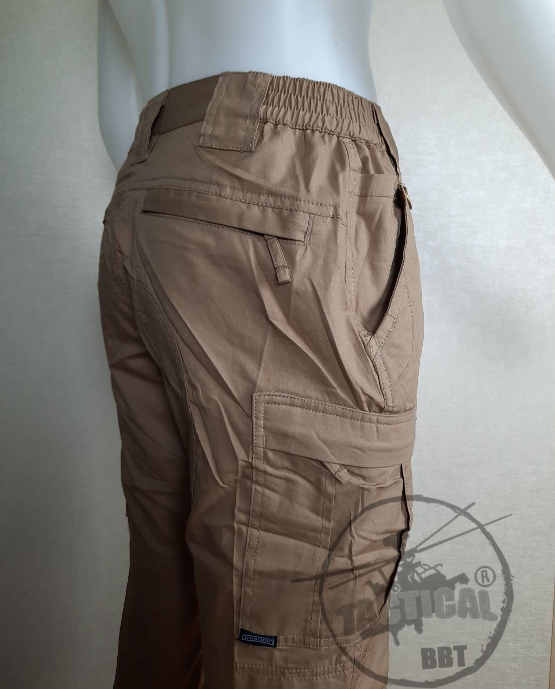 กางเกง Ranger ผ้ายืด (เอวยางยืด)