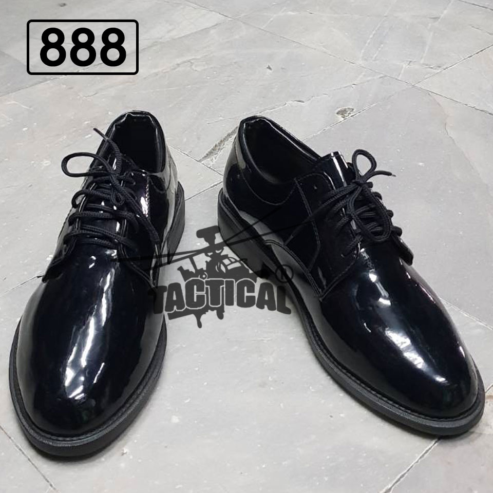 รองเท้าคัทชู ผูกเชือก หนังแก้ว 888