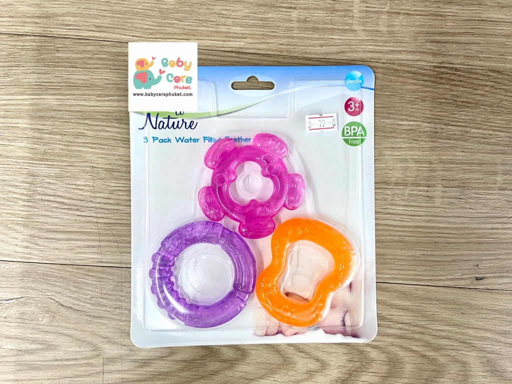 ยางกัด แพคมี 3ชิ้น สุดคุ้ม 3-Pack water filled Teether