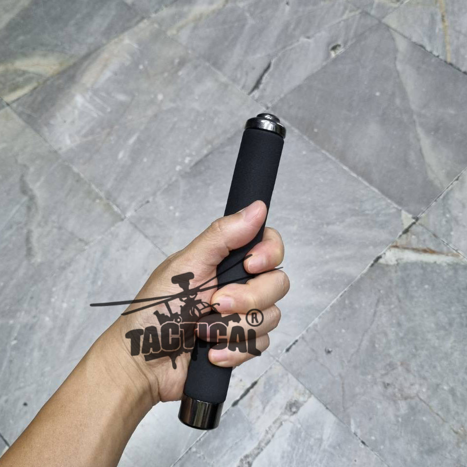 ดิ้วเหล็ก ด้ามจับฟองน้ำ รมดำ