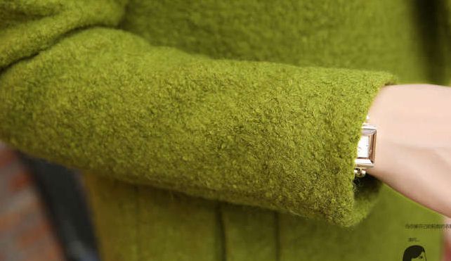 PreOrderเสื้อผ้าคนอ้วน - เสื้อโค้ทกันหนาวไซส์ใหญ่ ผ้าวูลขนสัตว์ สี : เทา / ชมพู / แดง / เขียว