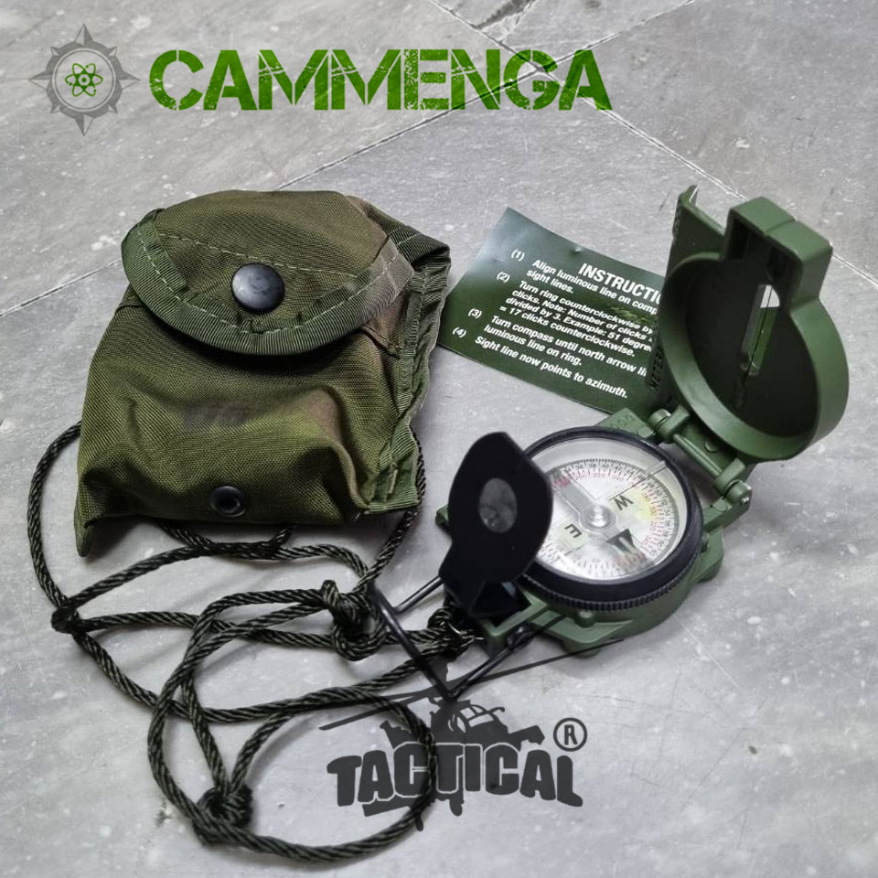 เข็มทิศ US. แท้ ของใหม่ (Phosphorescent Lensatic Compass 27)