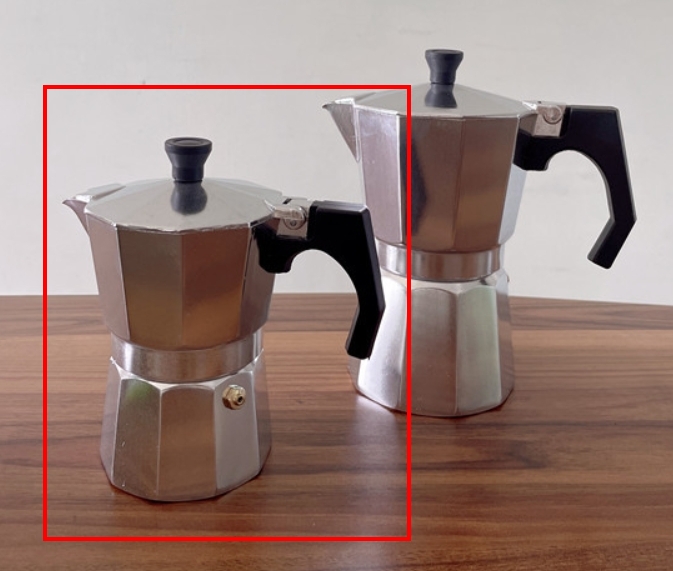 หม้อต้มกาแฟ มอคค่าพอท (MOKA POT) อลูมิเนียม 3 ถ้วย 150ml หูหนาหักยาก รหัส 2405