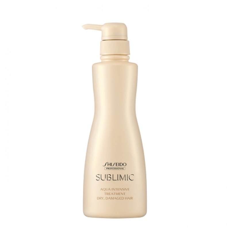 SHISEIDO SUBLIMIC Aqua Intensive Treatment (D) Dry 500g สำหรับผมแห้งเสีย ขาดความชุ่มชื้น ผมทำเคมีซ้ำซ้อนหรือผมเส้นเล็ก