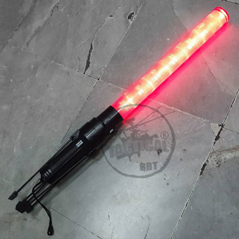 กระบองไฟจราจร มีขาตั้ง