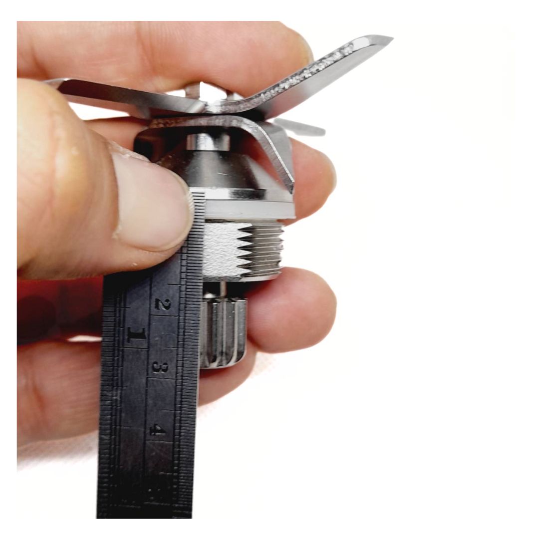 อะไหล่เทียบชุดใบมีดตัวเฟืองยาวเครื่องปั่นไอมิกซ์ 1602-100SM โถเล็ก รหัส 2458