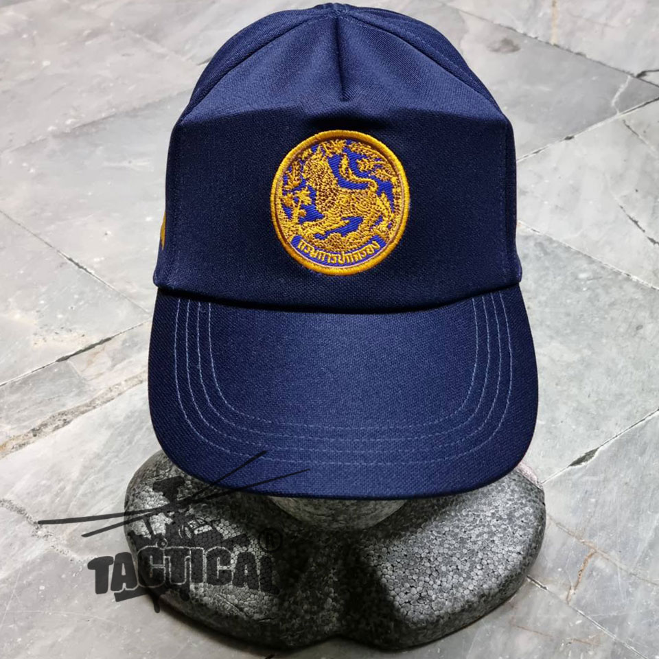 หมวกแก๊ป สิงห์วงกลม กรมการปกครอง หน้าแข็ง ซิปหลัง