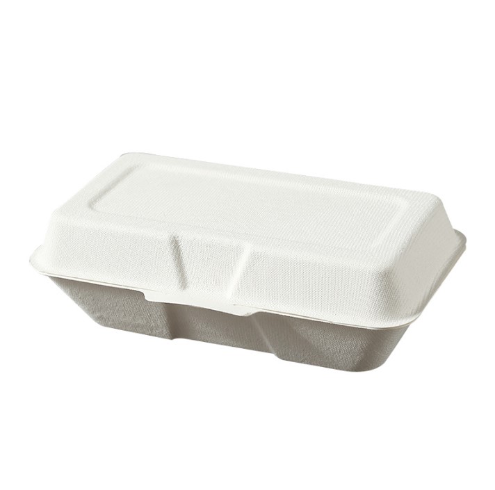 กล่องใส่ Hotdog -ขนมทรงยาว ขนาด 650 ml. ย่อยสลายได้ในธรรมชาติ แพ็ค 50/100 ชิ้น