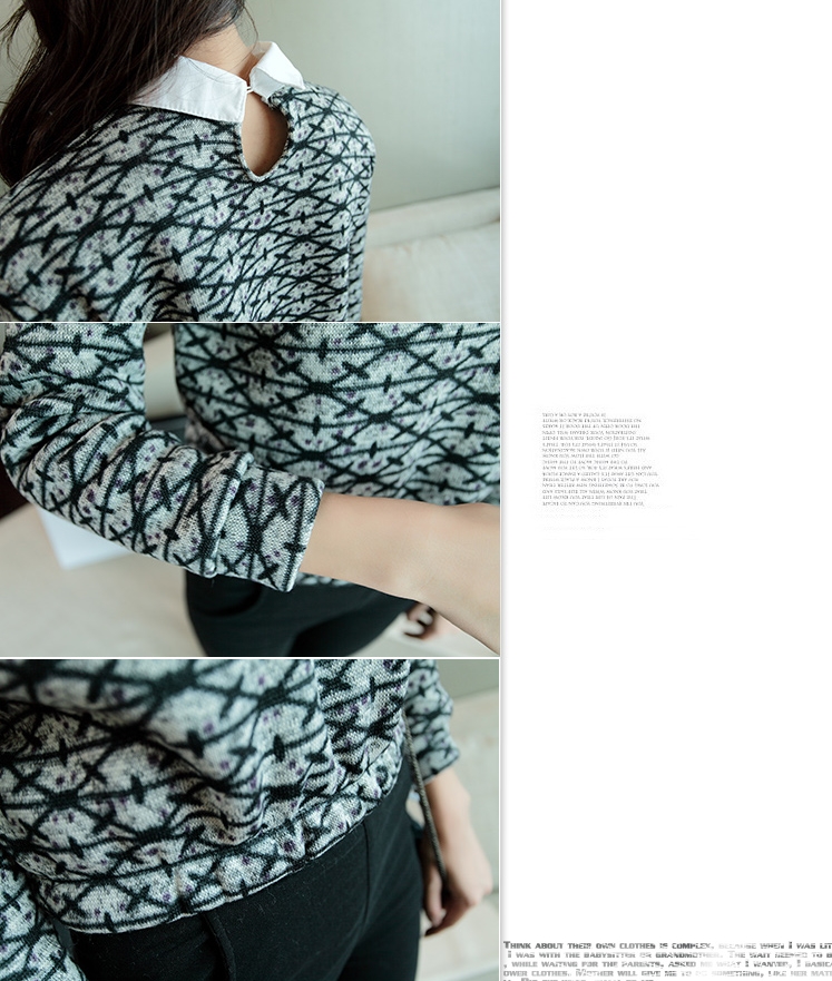 Pre Order - เสื้อกันหนาวแฟชั่นเกาหลี หลายแบบ ลายเสือดาว / ลายสก๊อต / ลายตัวอักษร / ลายธงชาติ