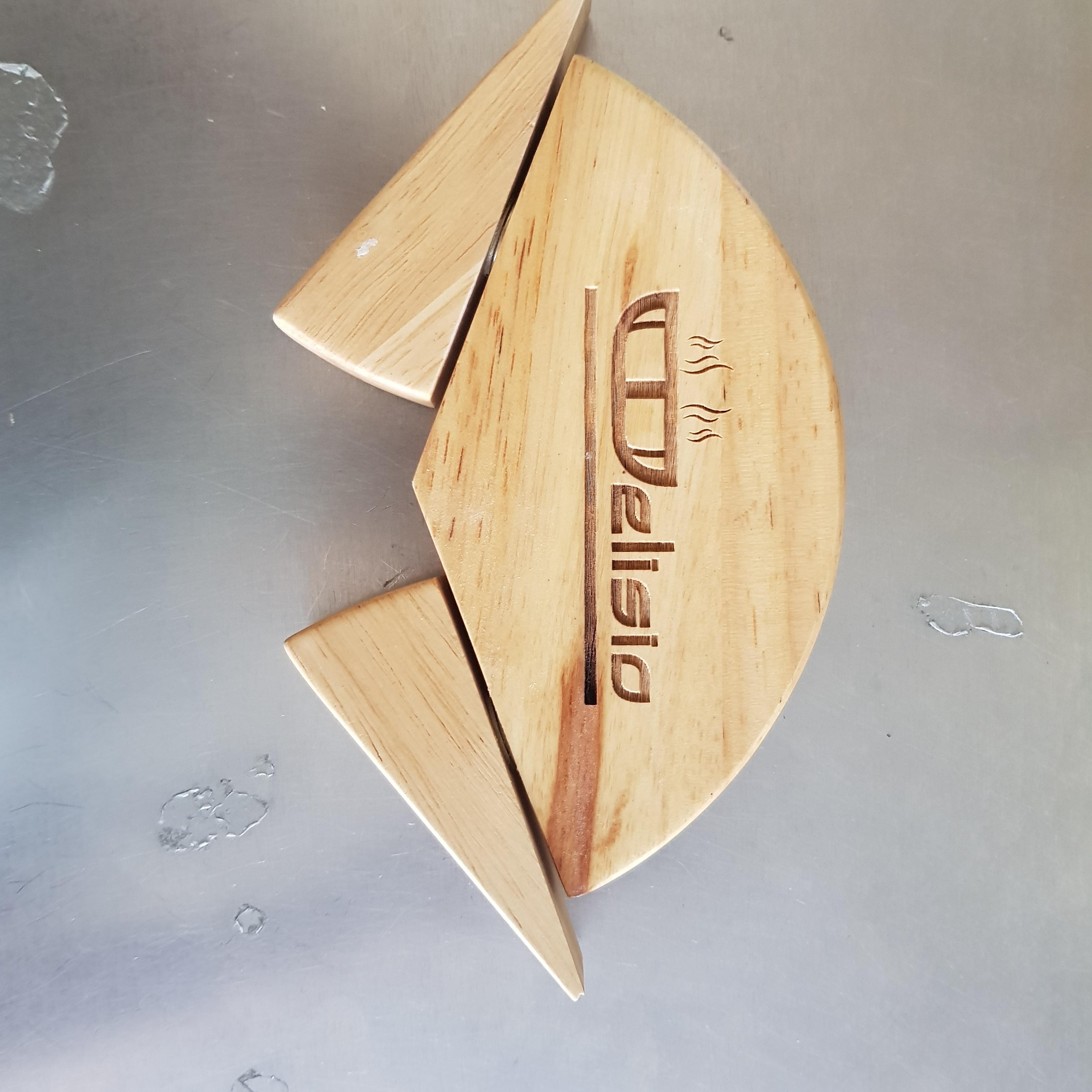 ที่วางโทรศัพท์ขาหมุนได้ ตรา เดลิซิโอ้ ลายไม้