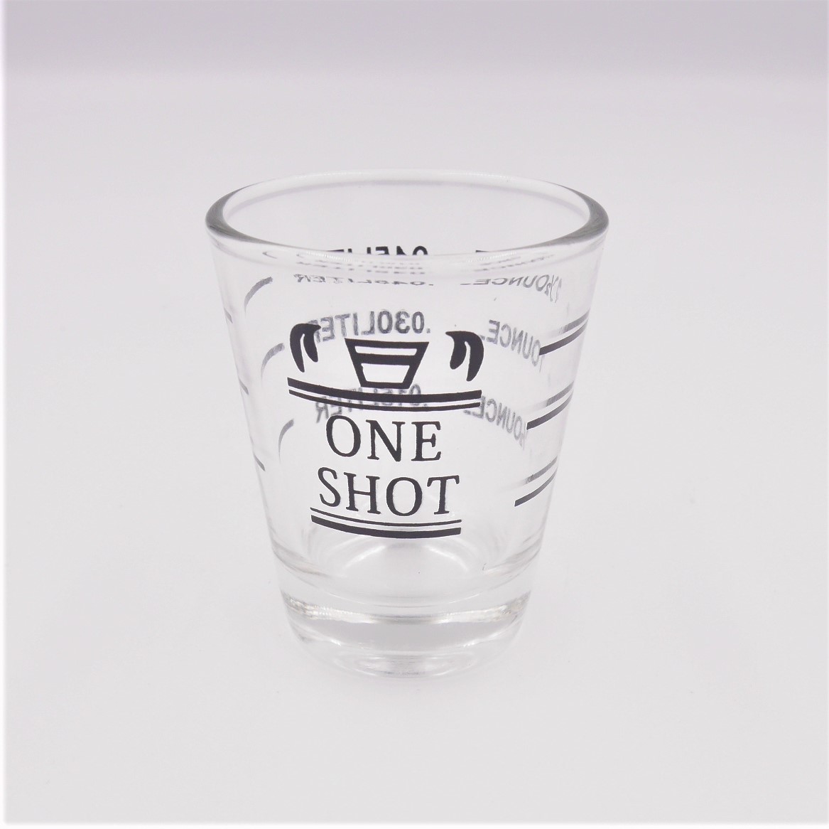 แก้วตวง One shot สเกลสีดำ 30 ml 1 ออนซ์ รหัส 2104