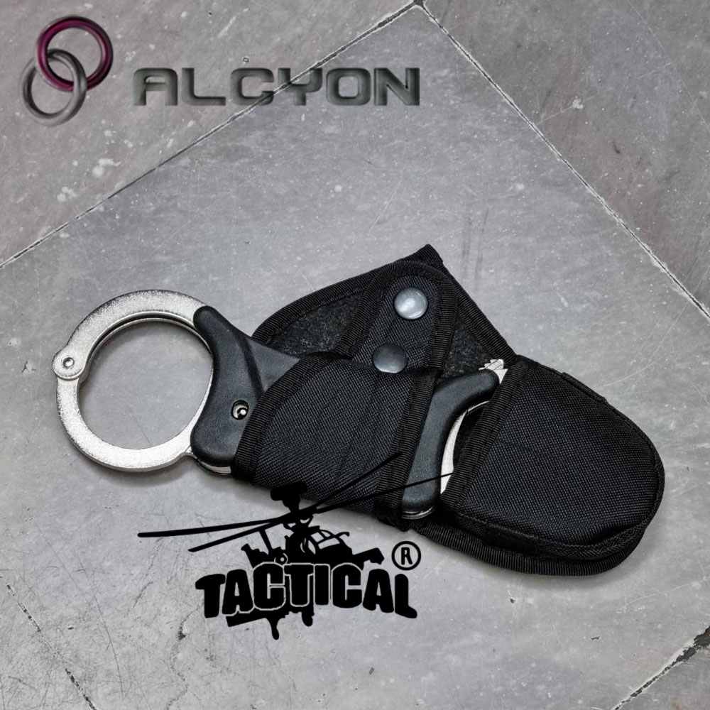 กุญแจมือแข็ง ยี่ห้อ Alcyon รุ่น Rigid (Made in Spain) มีซองผ้าขายแยก