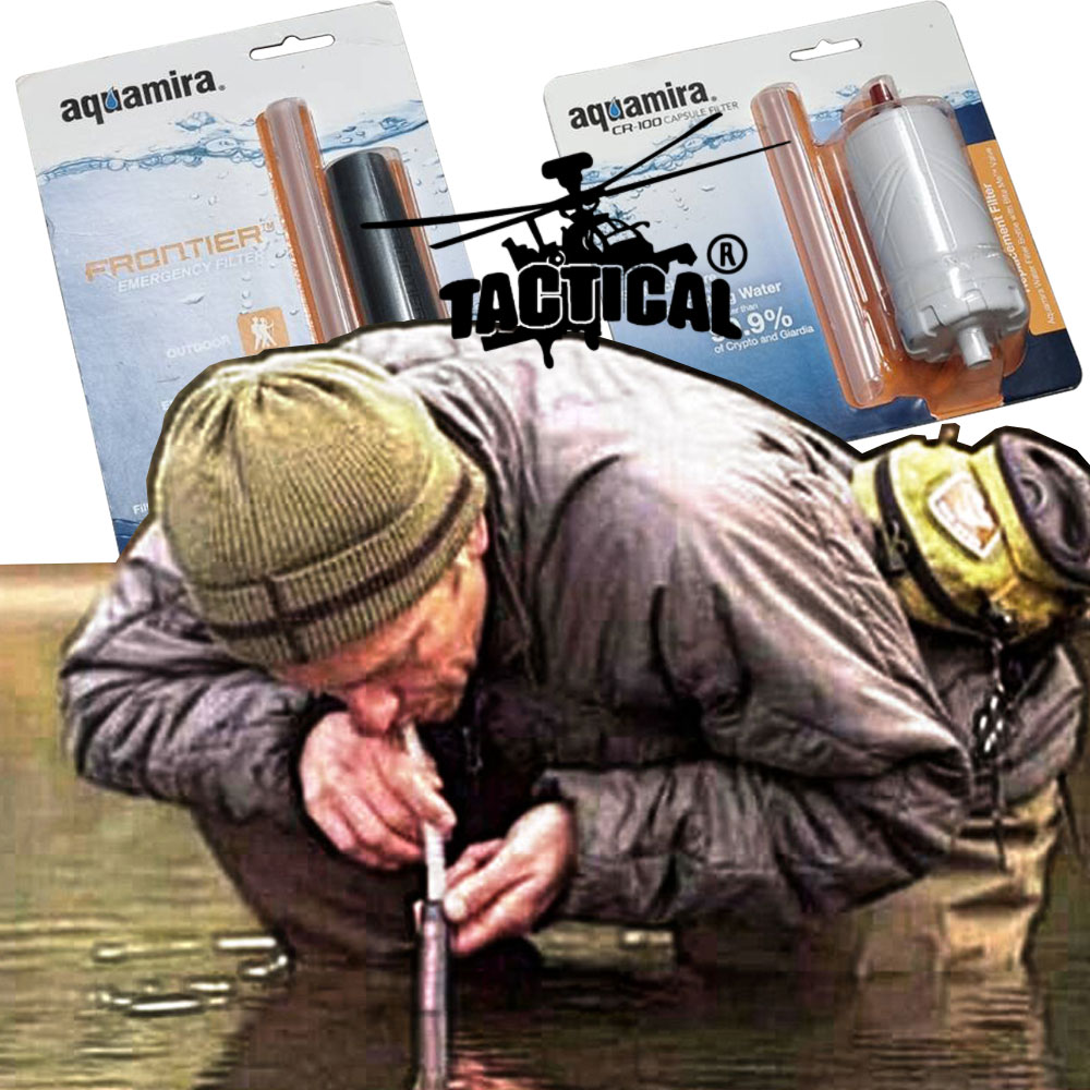 ที่กรองน้ำ USA (Aquamira Tactical Frontier Straw Filter)