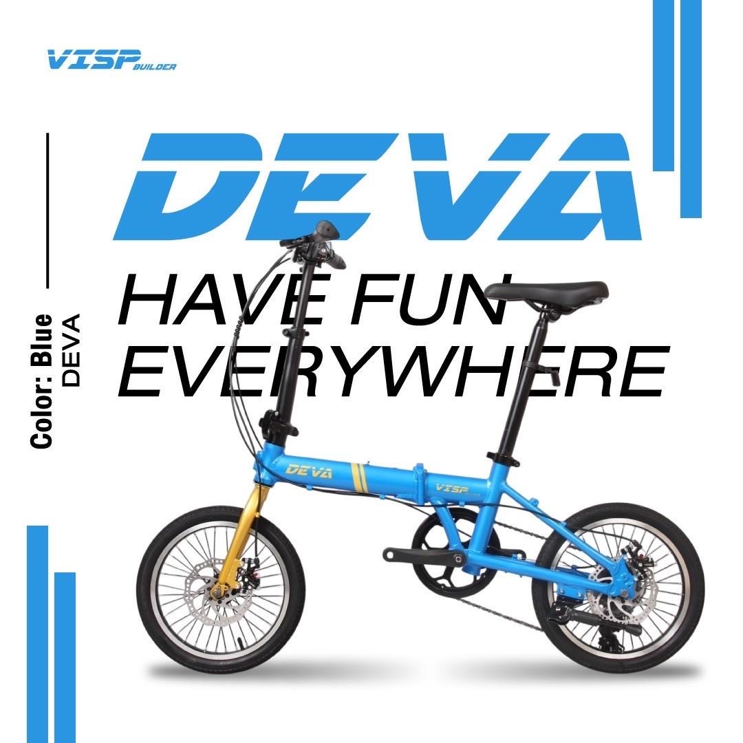 จักรยานพับได้ VISP DEVA เฟรมอลูมิเนียม เกียร์ 7 สปีด ล้อ 16 นิ้ว
