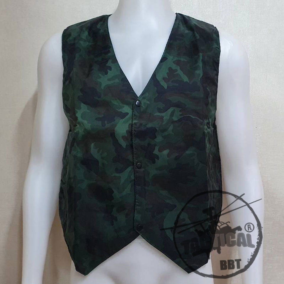 (SALE) เสื้อกั๊กผ้าร่ม พรางเขียว