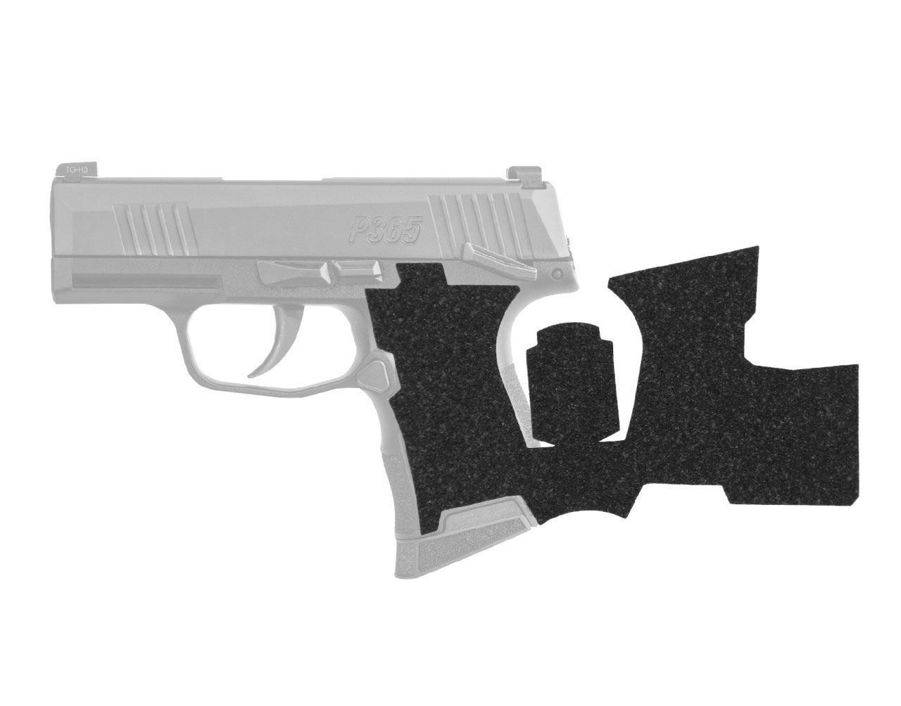 เทปกันลื่น Glock 17/19/26, Sig Sauer P320/P365